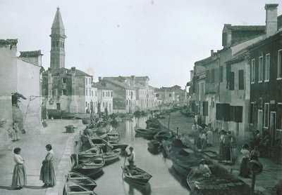 Uitzicht op een kanaal door Italian Photographer